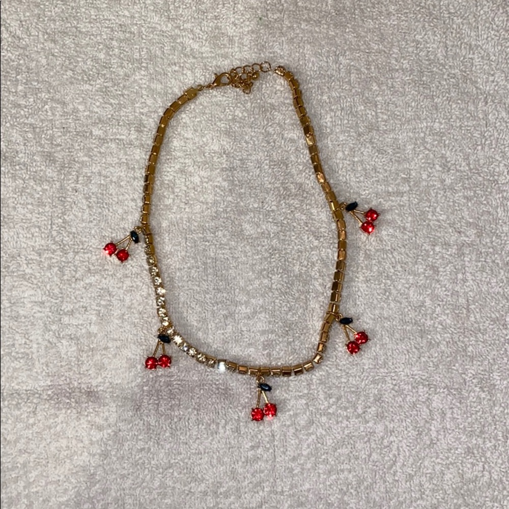CHERRY DIAMOND CHOKER